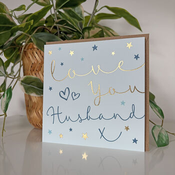 Starlight Love You Husband Card, 2 of 2