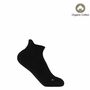 Organic Black And Grid Lime Women's Trainer Socks Bundle, thumbnail 3 of 8