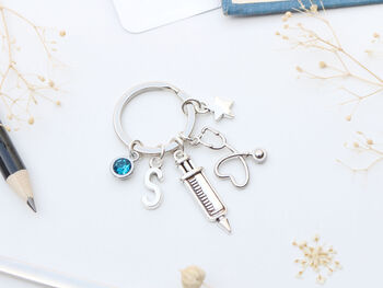 Personalised Doctor | Nurse Keyring Graduation Gift, 5 of 9