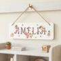 Personalised Fairy Garden Door Sign, Kids Bedroom Decor, thumbnail 1 of 2