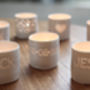 Personalised Porcelain Tea Light Candle Holder, thumbnail 3 of 6