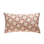 Laurie Check Pink Linen Cushion, thumbnail 1 of 5