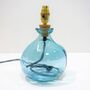 Recycled Glass Lamp | 24cm Blown Glass | Ten Colours, thumbnail 6 of 11