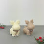 Christmas Reindeer Candle And Christmas Decoration, thumbnail 4 of 12