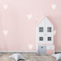Heart Fabric Wall Stickers, thumbnail 2 of 3