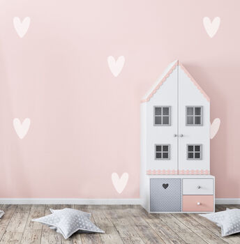 Heart Fabric Wall Stickers, 2 of 3