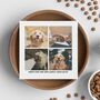 Personalised Fathers Day From The Dog Photo Collage Card, thumbnail 1 of 4