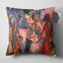 Abstract Jazz Music Themed Oil Painting Cushion Cover, thumbnail 5 of 7