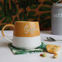 Personalised Dipped Stoneware Mustard Mug, thumbnail 8 of 11