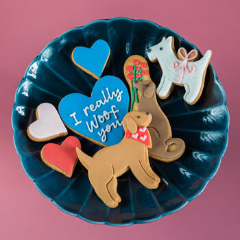 Valentine Dog Lovers Biscuit Gift, 2 of 4