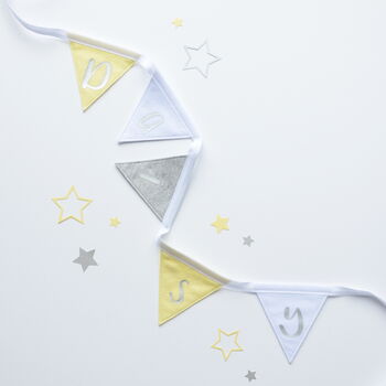 Personalised New Baby Felt Bunting, 2 of 11
