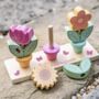 Personalised Flower Pot Stacking Toy, thumbnail 3 of 5