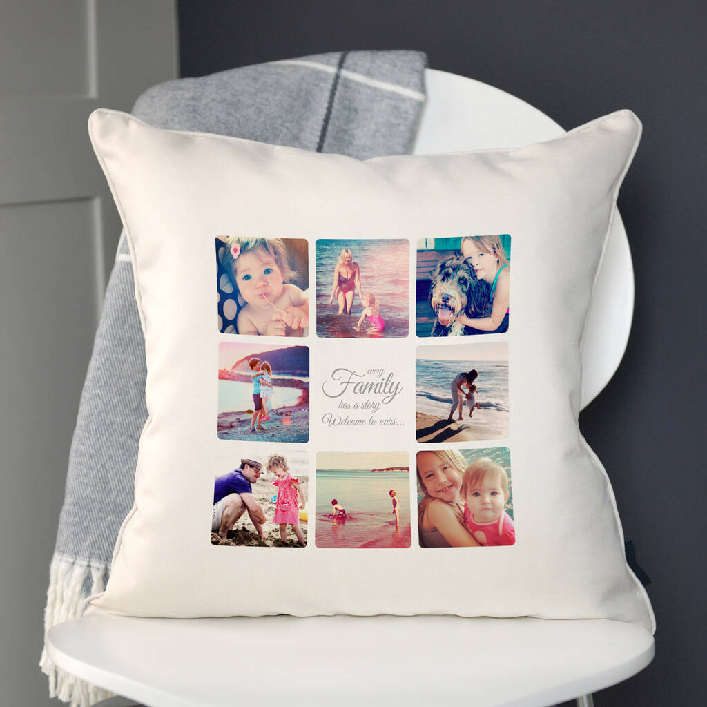 Personalised Photo Collage Cushion, 1 of 2