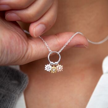 Three Magical Snowflakes Bracelet Or Necklace, 4 of 5