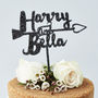 Personalised Heart Arrow Cake Topper, thumbnail 1 of 7