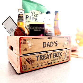 Personalised 'Treat Box' Crate, 2 of 2