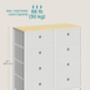 Chest Of Drawers Storage Unit Easy Pull Fabric Drawers, thumbnail 12 of 12