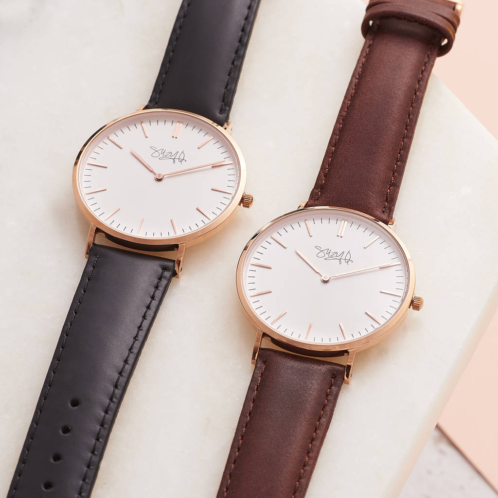 noise rose gold watch