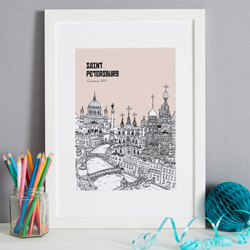 Personalised St Petersburg Print, 2 of 12