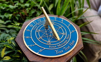 Personalised General Gift Star Sundial Celebration Present, 6 of 12