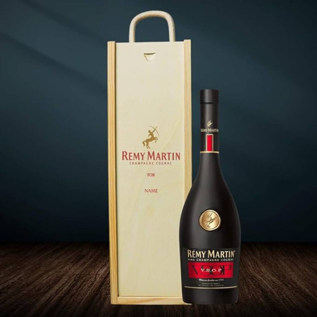 Personalised Remy Martin Vsop Cognac Champagne Gift Set 35cl 40% Abv, 1 of 5