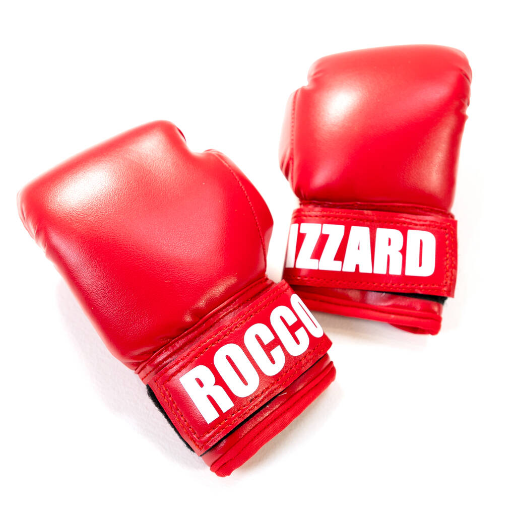 Personalised Baby Boxing Gloves * Toddler Gloves * By We Print Balls