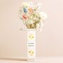 Personalised Ceramic Little Book Of Flowers Vase, thumbnail 3 of 4