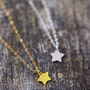 Tiny Star Necklace On Friendship Card, thumbnail 4 of 6