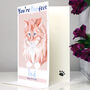 Personalised 'You're Purrfect' Cat Birthday Card, thumbnail 2 of 5