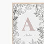 Personalised Initial Letter Nursery Print, thumbnail 4 of 6