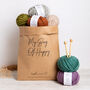 Big Bobble Stitch Cushion Easy Knitting Kit, thumbnail 10 of 10