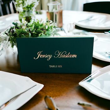 Wedding Table Guests Place Name Card Set Of 10, 3 of 6