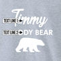 Daddy Bear Father's Day T Shirt Set, thumbnail 8 of 11