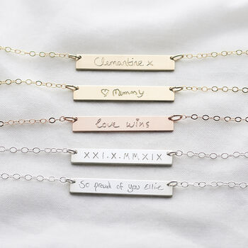 Personalised Handwriting Necklace, 2 of 8