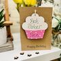 Personalised Granddaughter Sister Niece Cake Card, thumbnail 2 of 3
