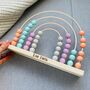 Personalised Rainbow Abacus Baby Toy, thumbnail 6 of 7