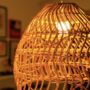 Handwoven Rattan Pendant Light With Steel Frame, thumbnail 1 of 7