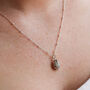Moka Sterling Silver Shell Pendant Necklace, thumbnail 2 of 4