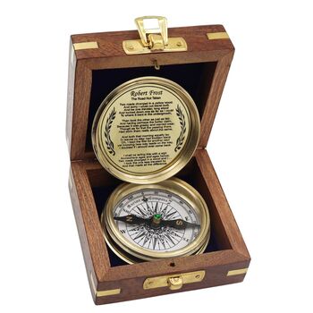 Personalised Brass 46th Birthday 100 Year Calendar Compass, 4 of 12