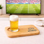 Grandad's Beer And Snacks Wooden Drinks Tray, thumbnail 4 of 4