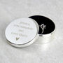 Personalised Engraved Round Ring Box, thumbnail 5 of 7