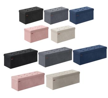 Cube Ottoman With Storage And Foldable Design, 7 of 7