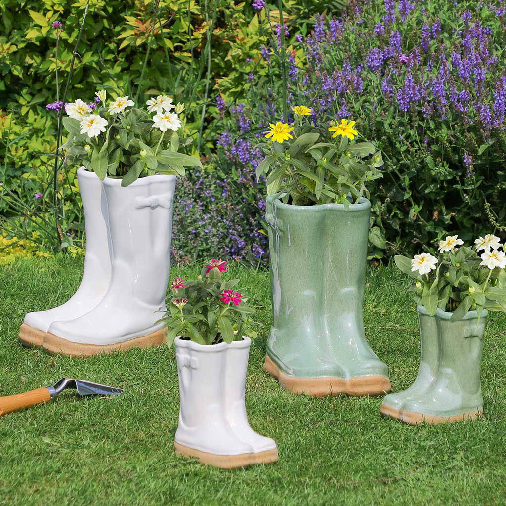 Calstock Garden Welly Boots Planter Collection By Dibor