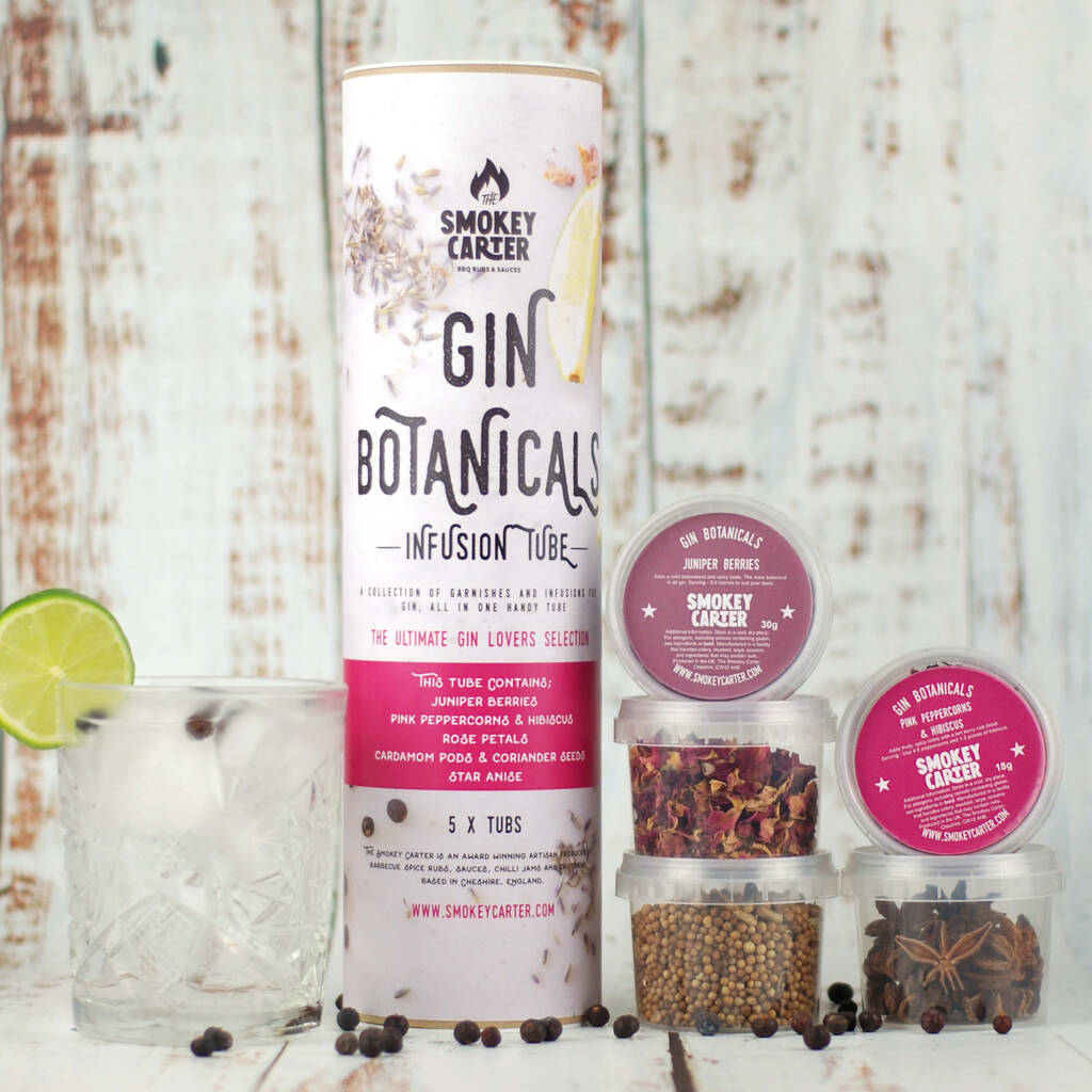 Gin Botanicals Infusion Tube Gift Set, 1 of 11