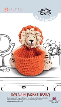 Basket Buddies Levi Lion Crochet Kit, 2 of 2