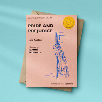 Jane Austen's Pride And Prejudice Audiobook Gift For Book Lovers, 4 of 12