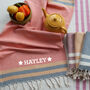 Personalised Soft Cotton Tea Towel And Tablecloth, thumbnail 1 of 11