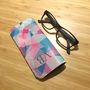 Pink Geometric Personalised Initial Glasses Case, thumbnail 4 of 5