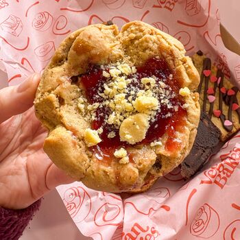 Vegan Valentines Brownie And Cookie Treat Box, 6 of 7