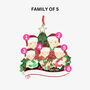 Presents Christmas Tree Decoration Personalised Names, thumbnail 2 of 3